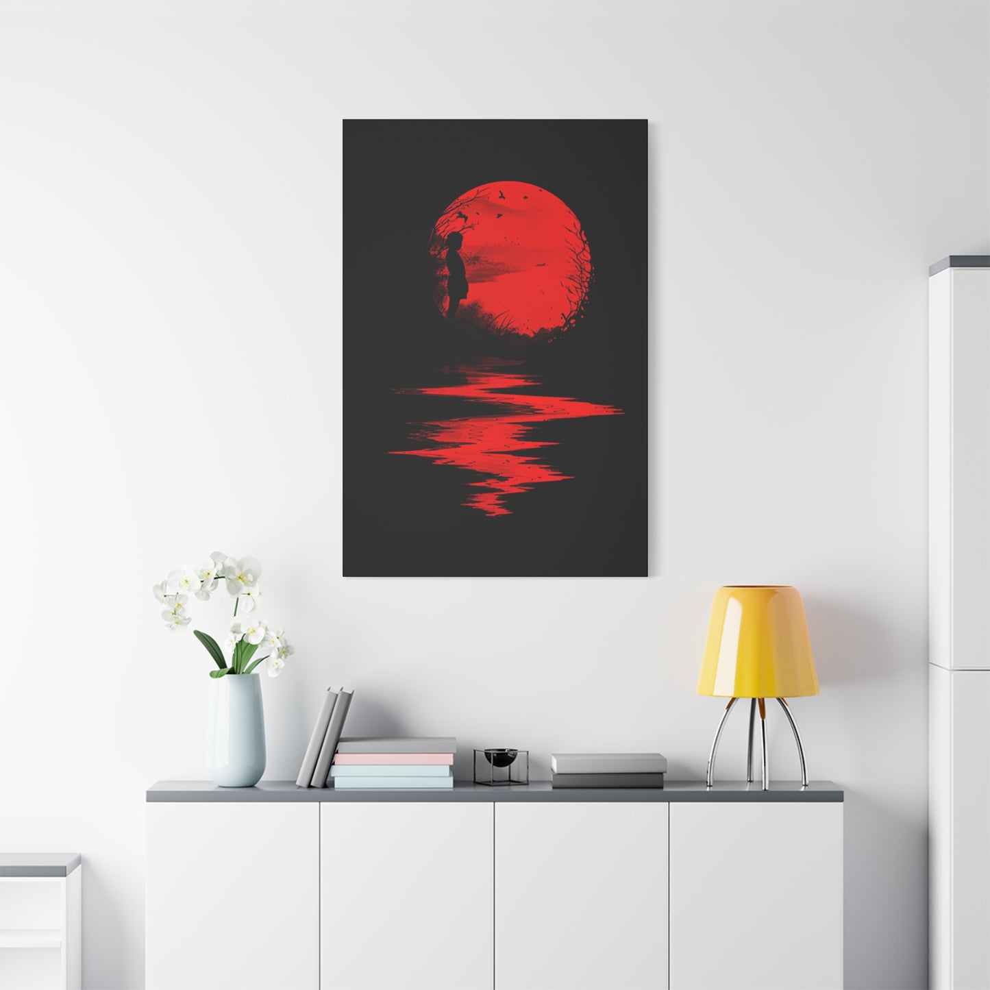 Red Moon Wall Art & Canvas Prints