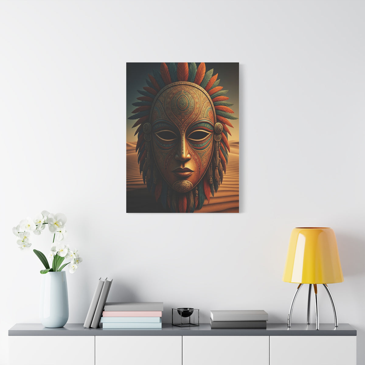 Sacred Tribal Mask Wall Art & Canvas Prints