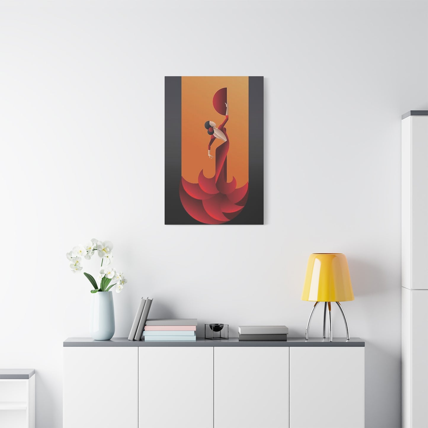 Spain Abstract Dance Poster Wall Art & Canvas Prints