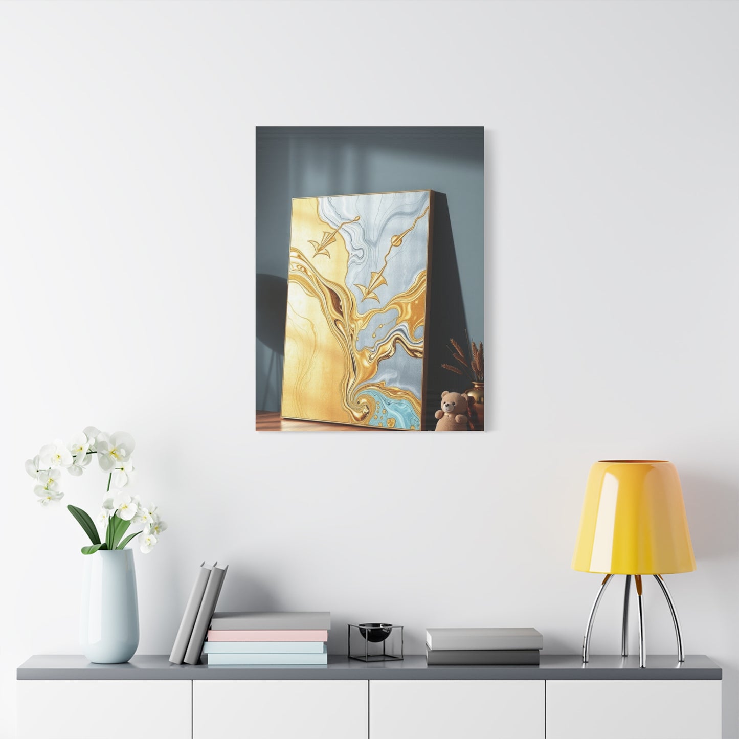 Vision Gold & Silver Canvas Art Art Wall Art & Canvas Print