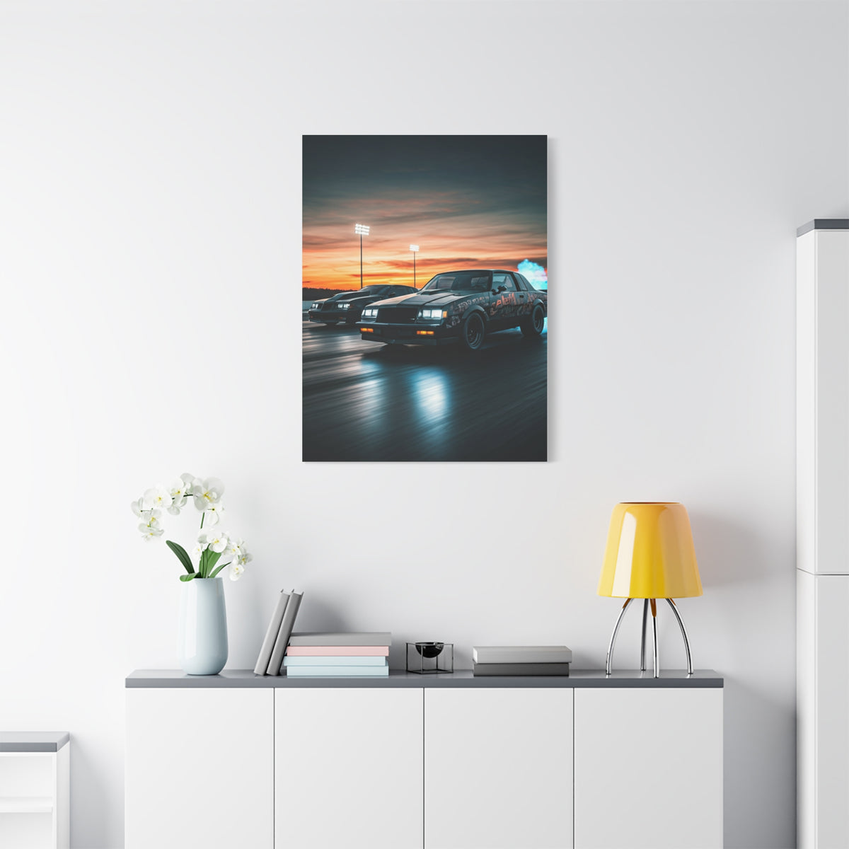 Turbo G Body Chase Under Stadium Lights Wall Art & Canvas Prints