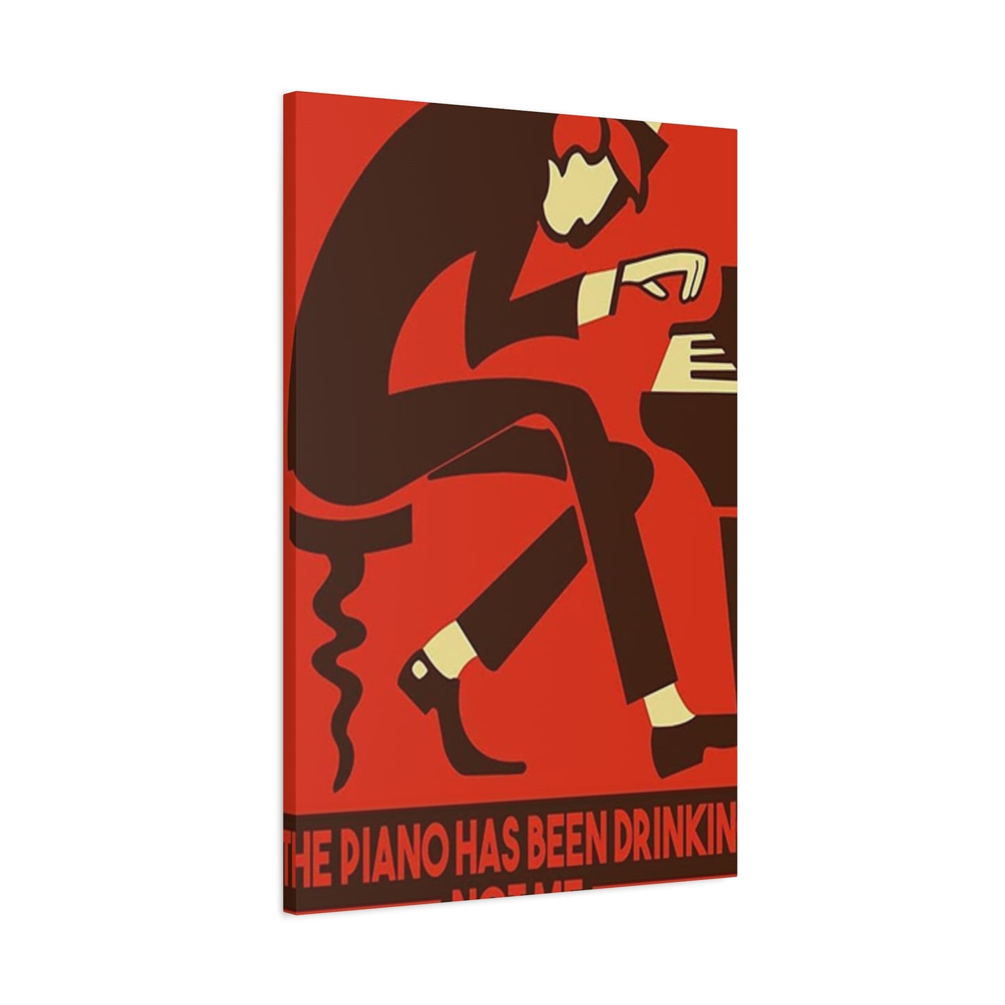 Drinking Piano Poster Wall Art & Canvas Prints