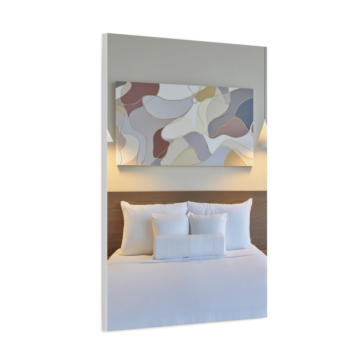 Organic Form Abstract With Soft Curves Wall Art & Canvas Print