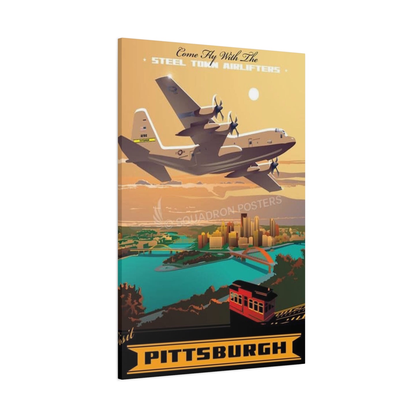 Pittsburgh Airlifter Poster Wall Art & Canvas Prints