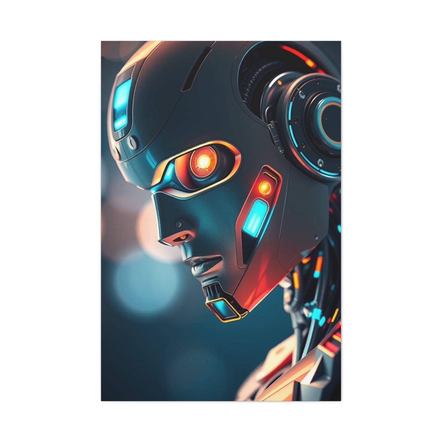 Masterpiece Robot Art Vision Wall Art & Canvas Print