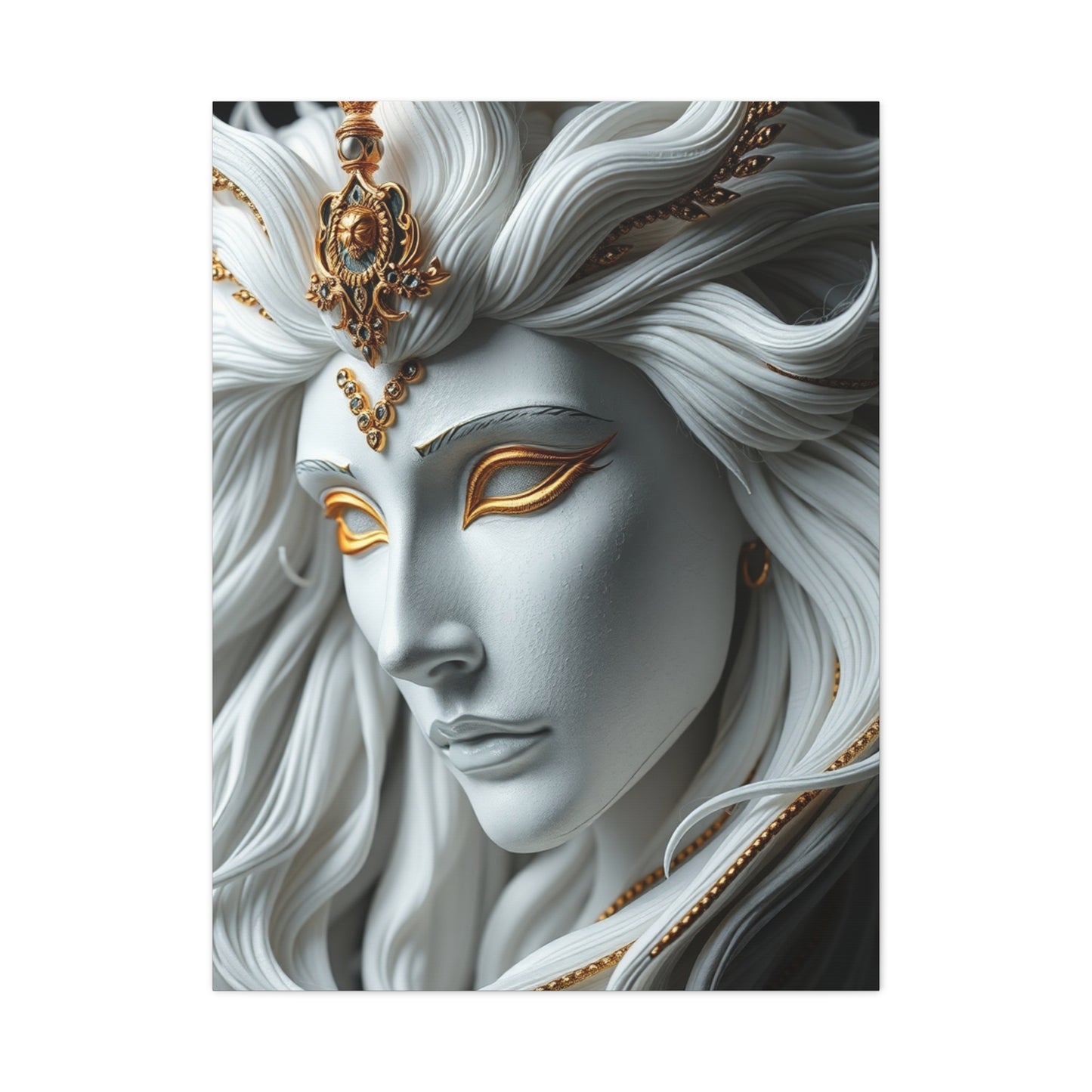 Supreme Black White and Gold Art Collection Wall Art & Canvas Print