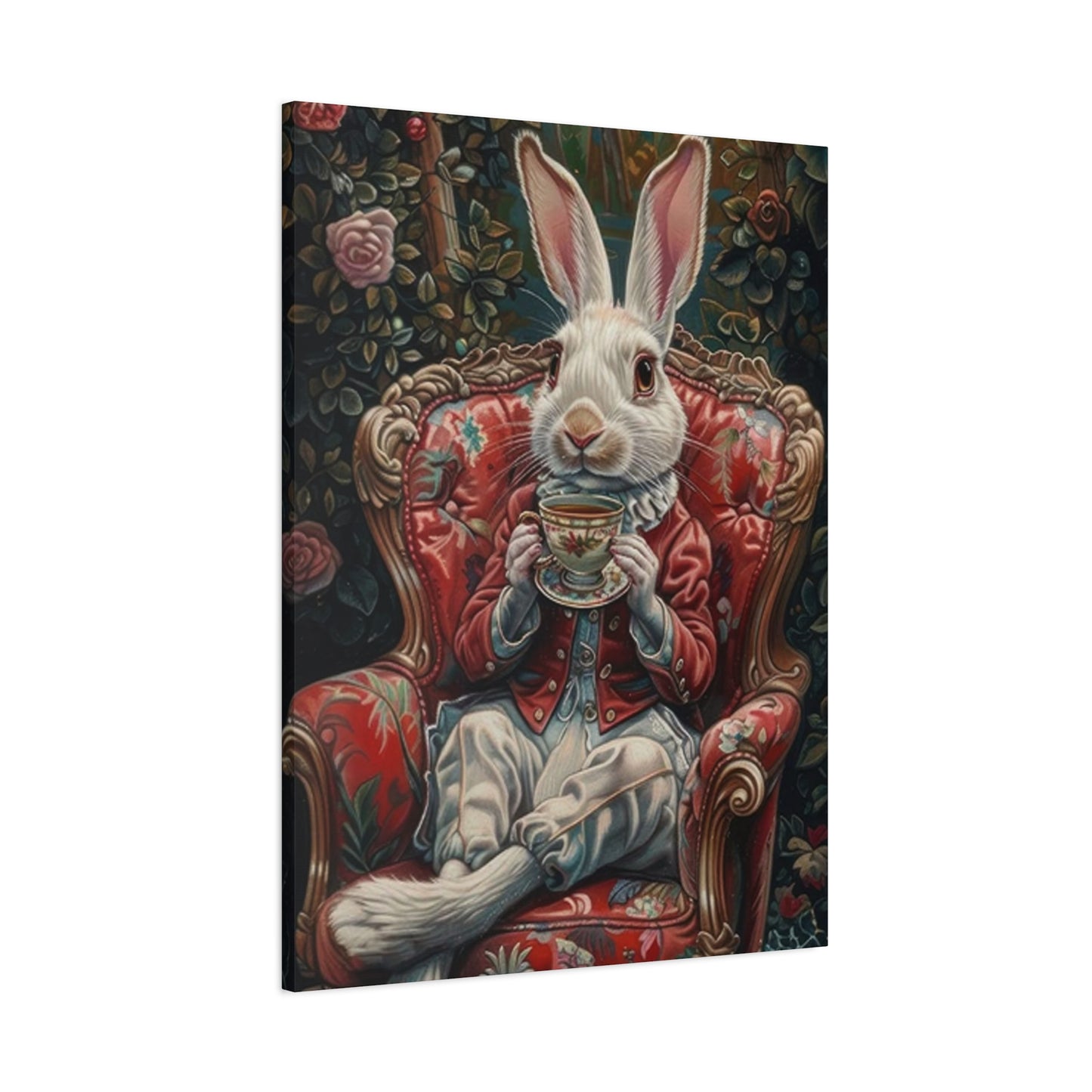 Small White Rabbit King Wall Art & Canvas Prints