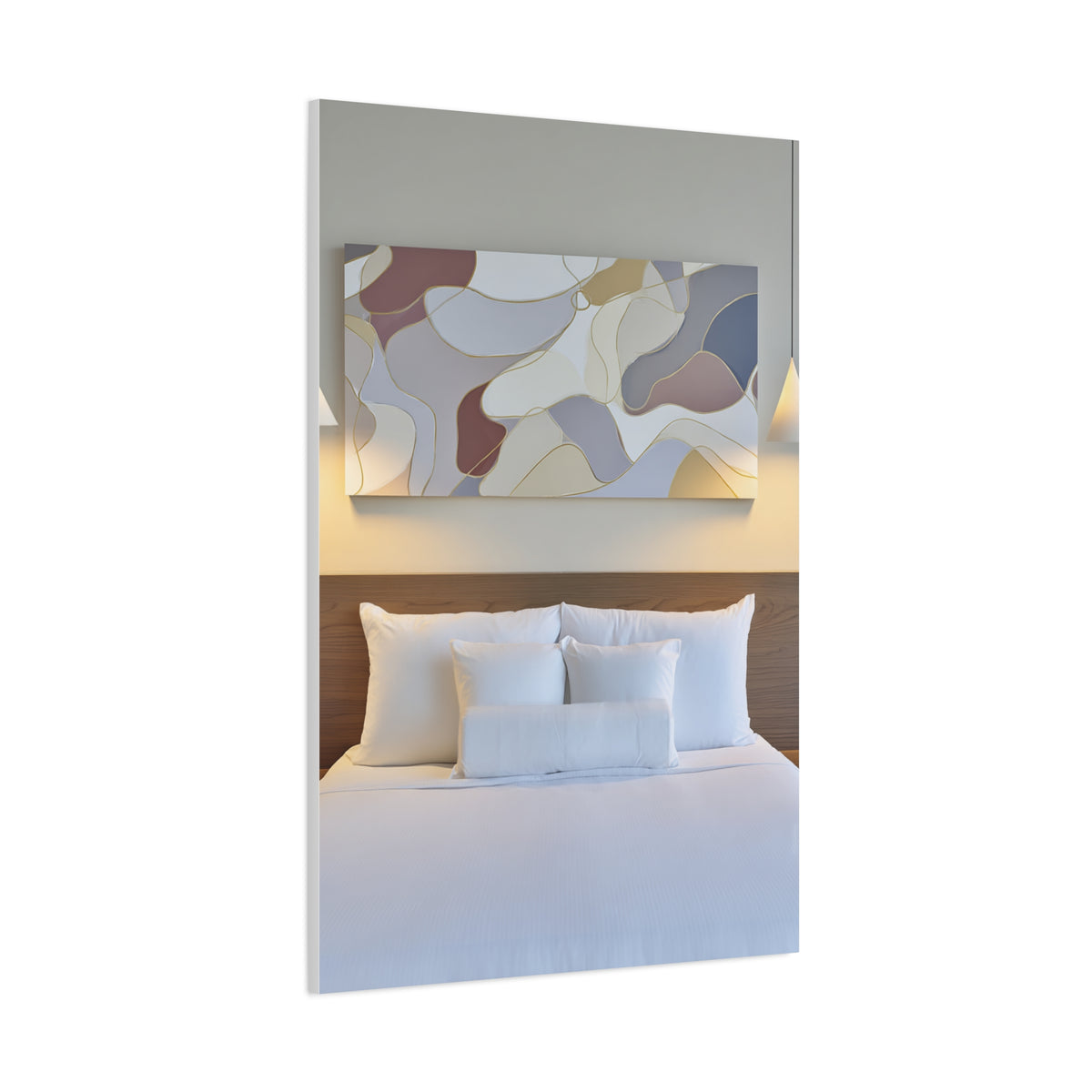 Organic Form Abstract With Soft Curves Wall Art & Canvas Print