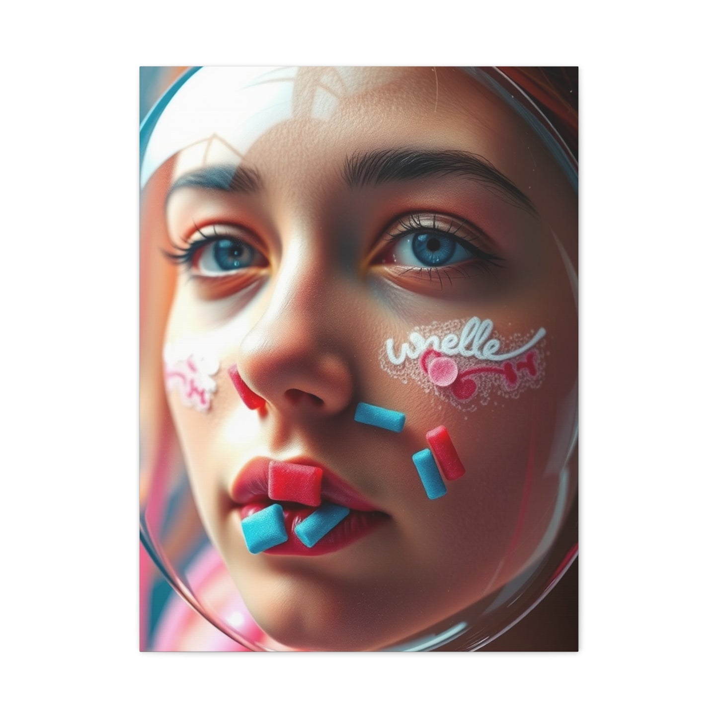Bubble Gum Art Refined Canvas Wall Art & Canvas Print