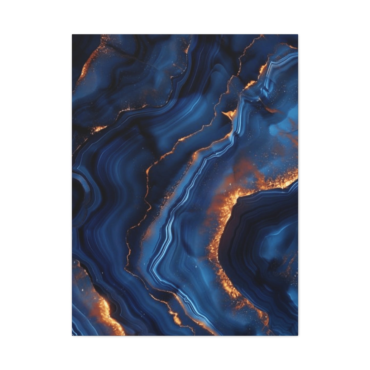 Navy Blue Abstract Wall Art & Canvas Prints