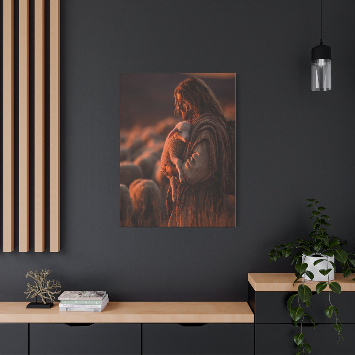 The Good Shepherd Intimate Portrait Wall Art & Canvas Print