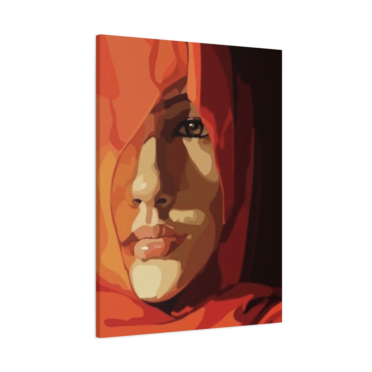 An Abstract Portrait Of A Girl Face Wall Art & Canvas Prints