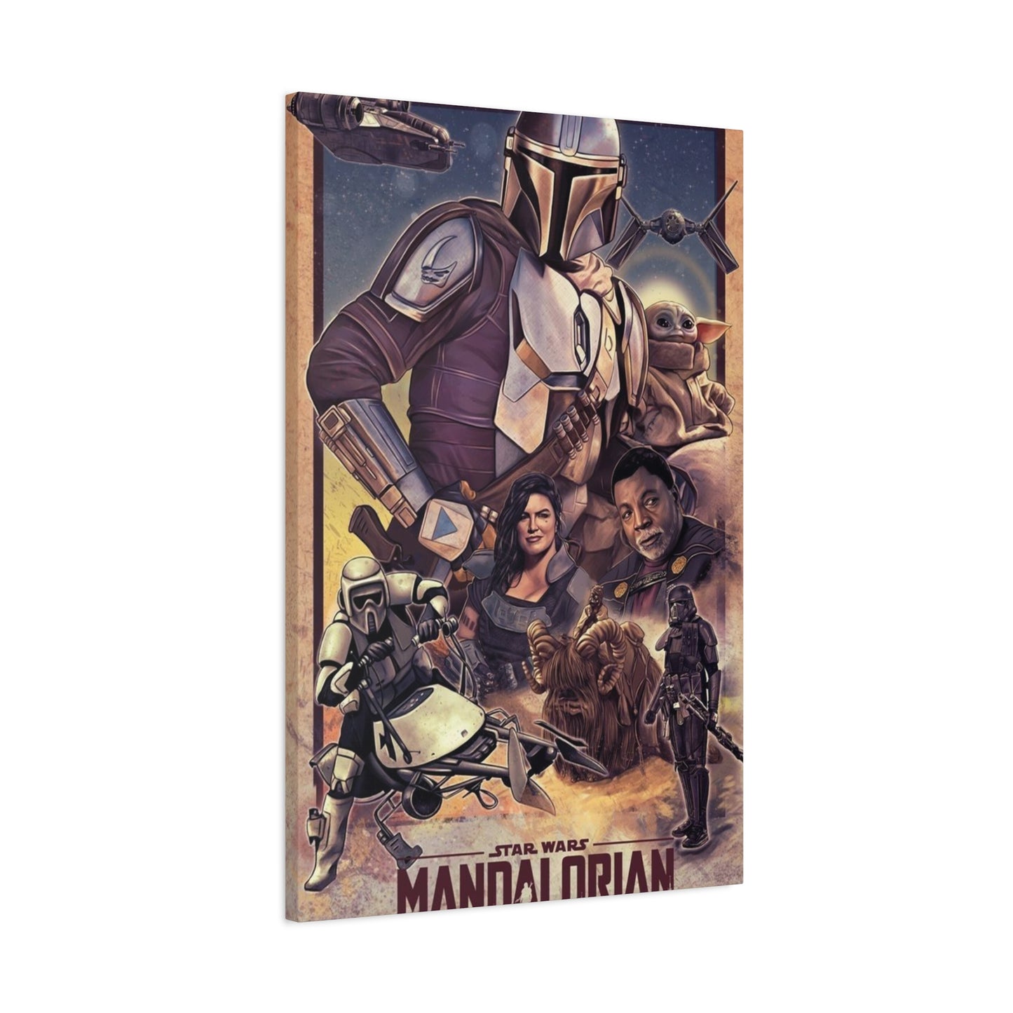 Mandalorian Poster Wall Art & Canvas Prints