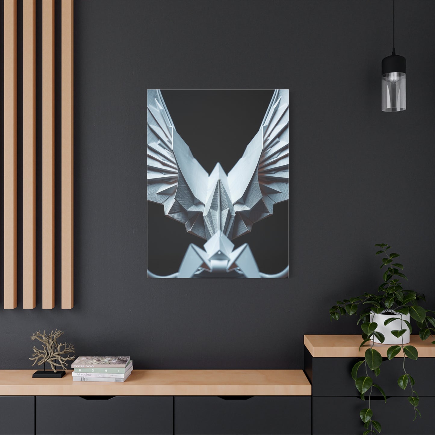 Secretive Origami Brilliance Wall Art & Canvas Print
