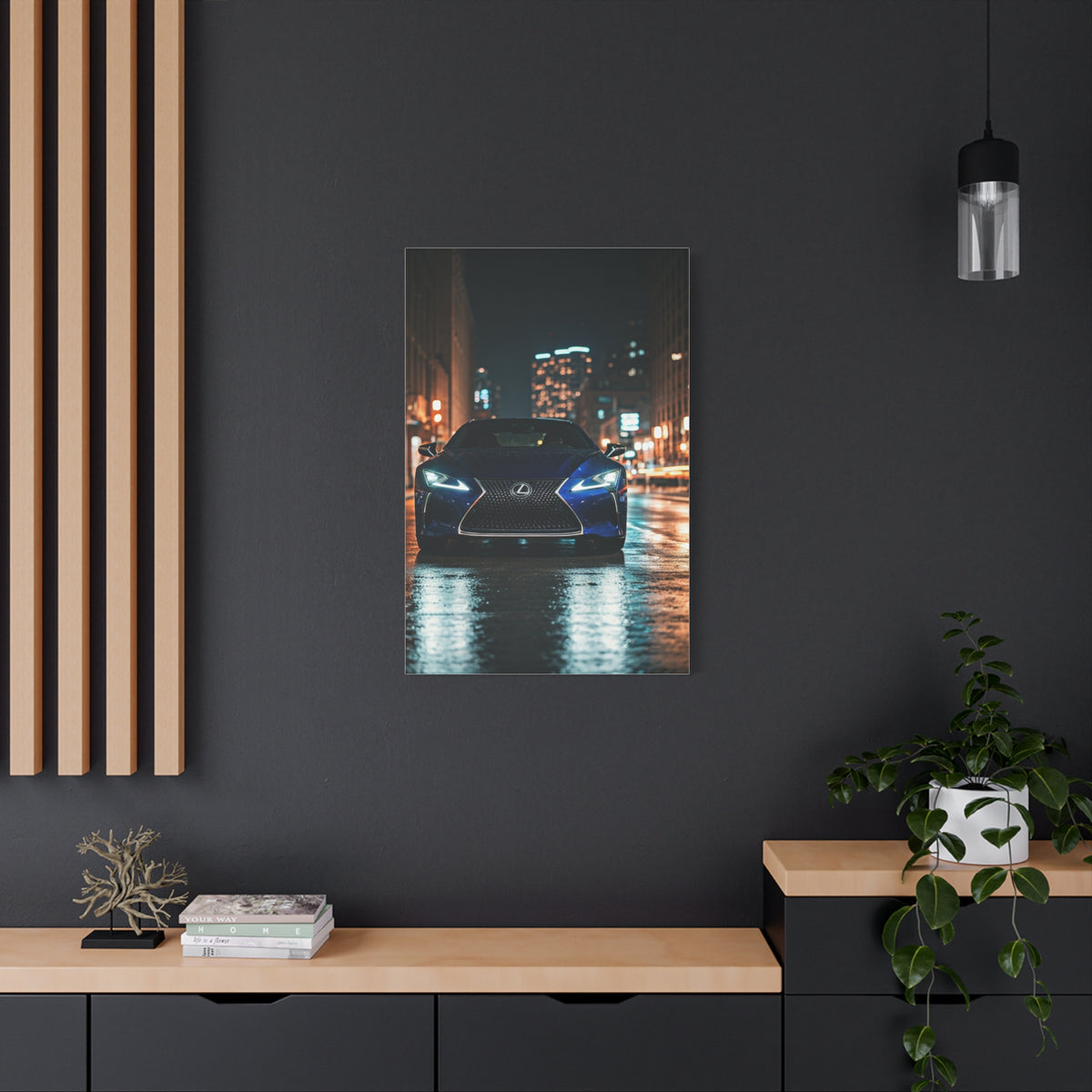 Lexus LC 500 City Night Sophistication Wall Art & Canvas Prints