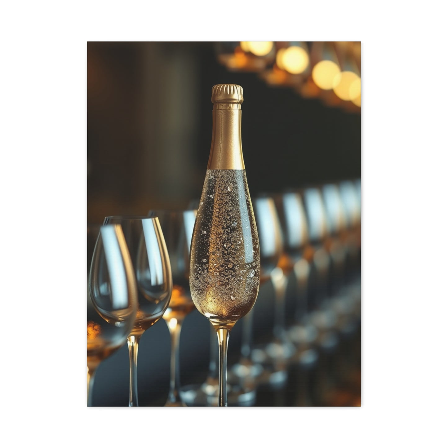 Champagne Art Supreme Canvas Gallery Wall Art & Canvas Print