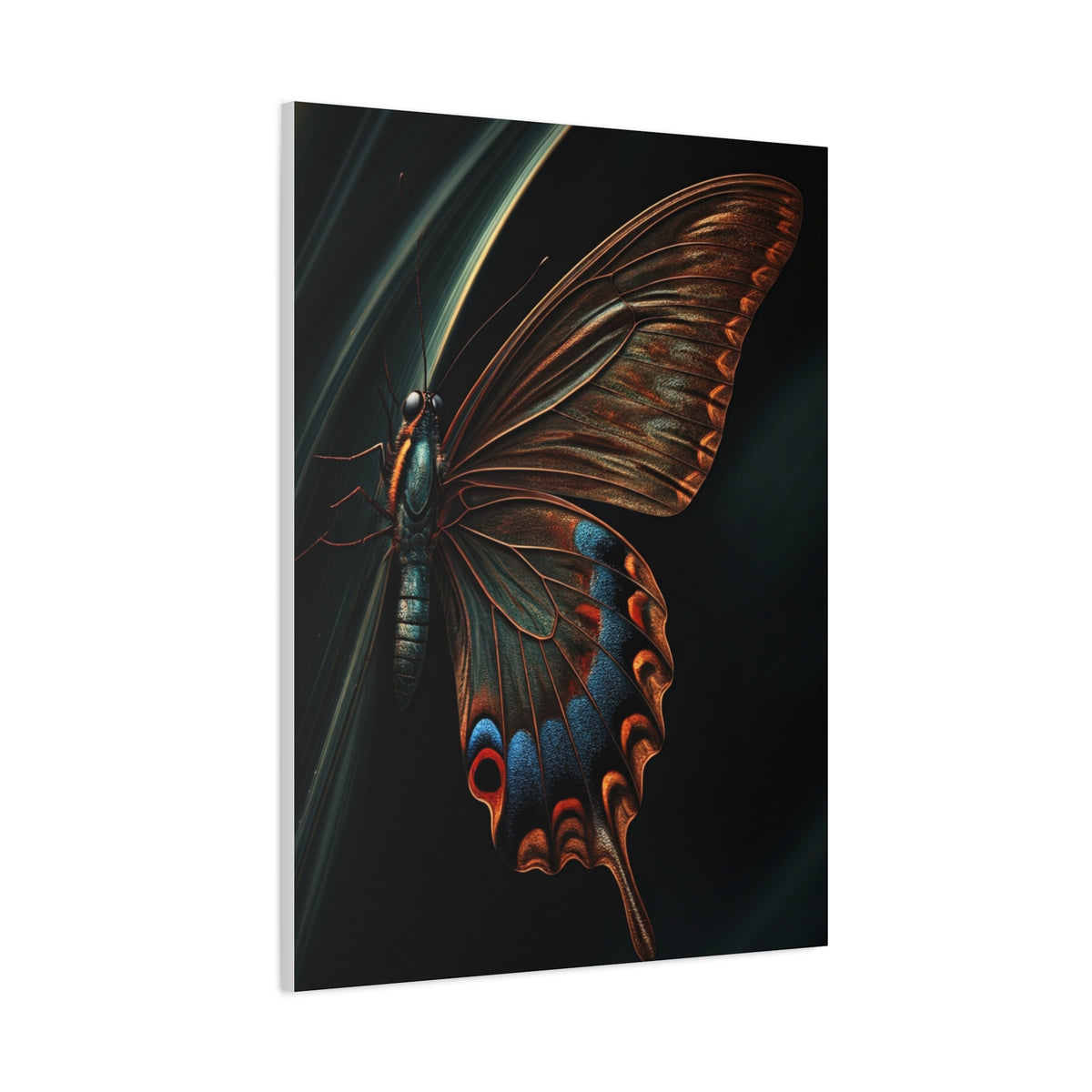 Copper Swallowtail Butterfly with Jewel Wing Patterns Wall Art & Canvas Prints