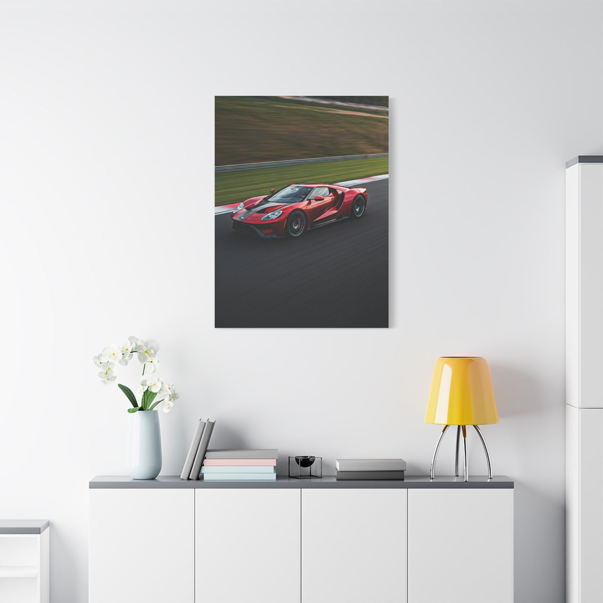 2017 Ford GT High Speed Circuit Wall Art & Canvas Prints