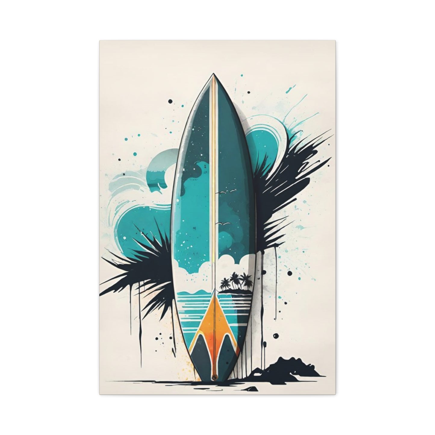 Surf Board Poster Wall Art & Canvas Prints