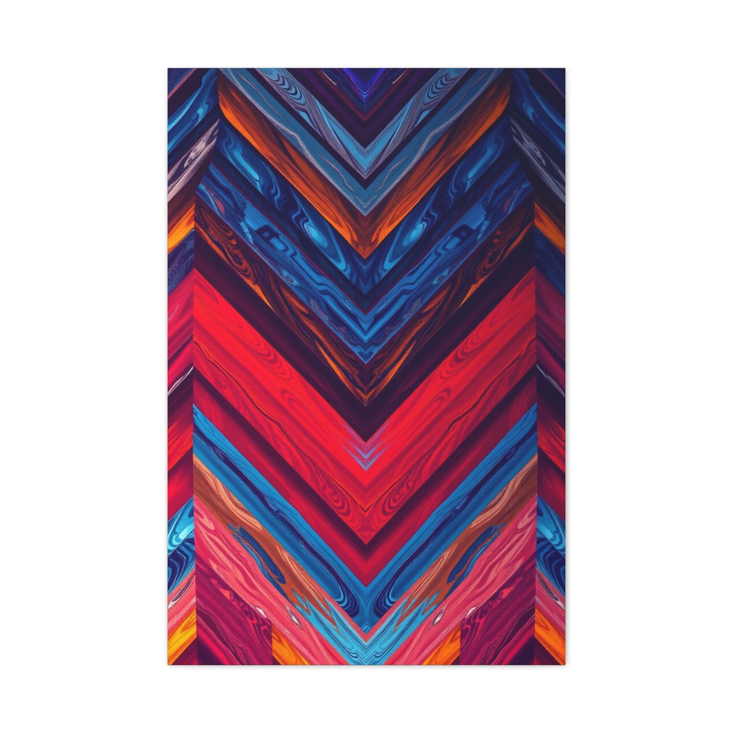 Supreme Chevron Pattern Art Collection Wall Art & Canvas Print