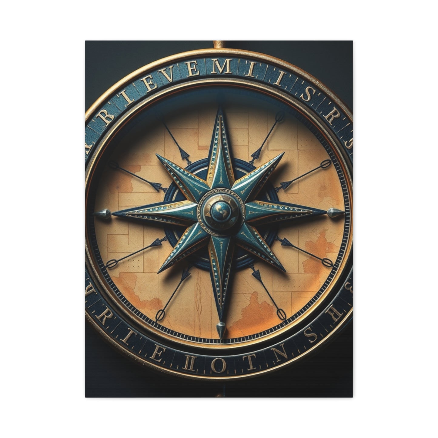 Supreme Compass Art Wall Art & Canvas Print