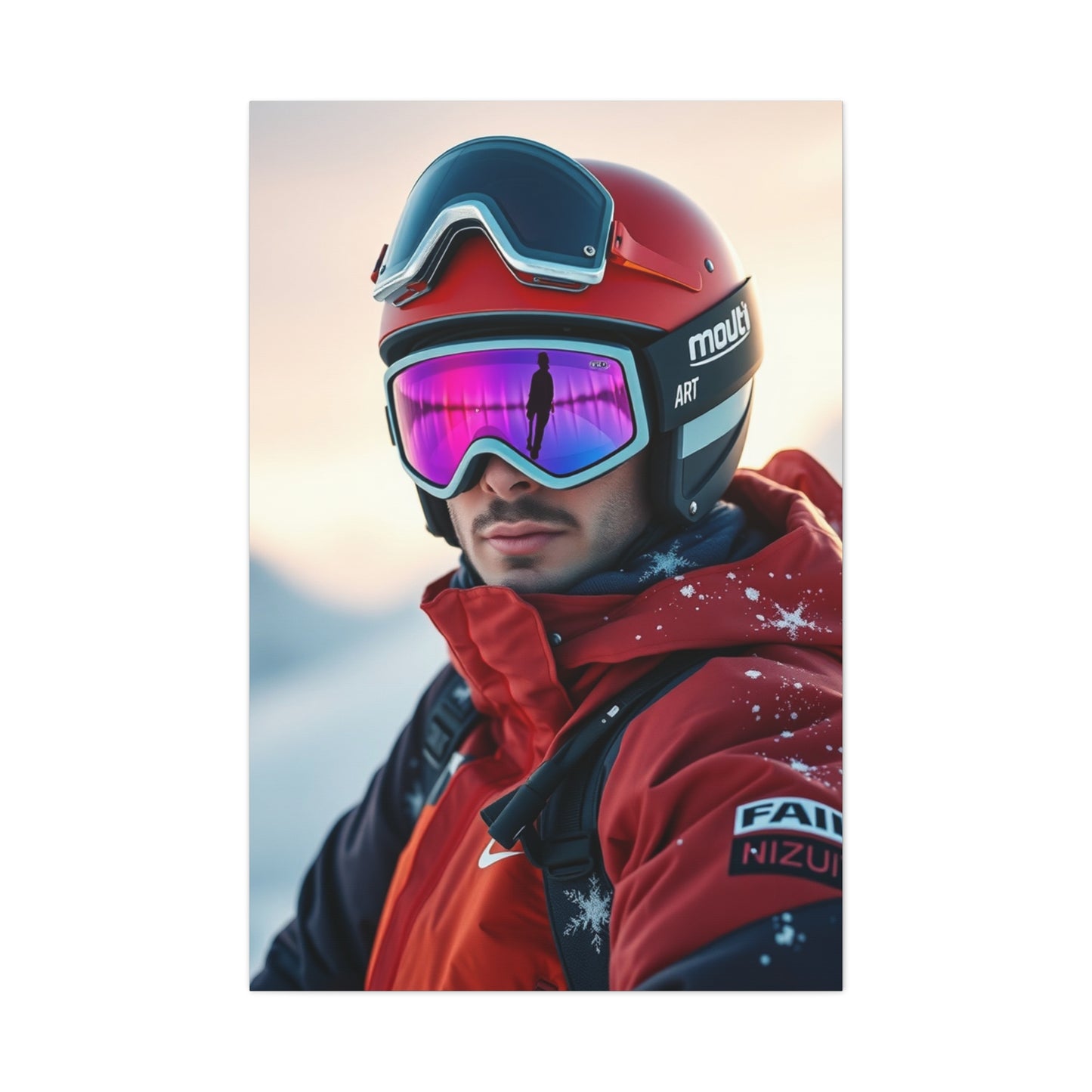 Skiing Art Refined Canvas Wall Art & Canvas Print