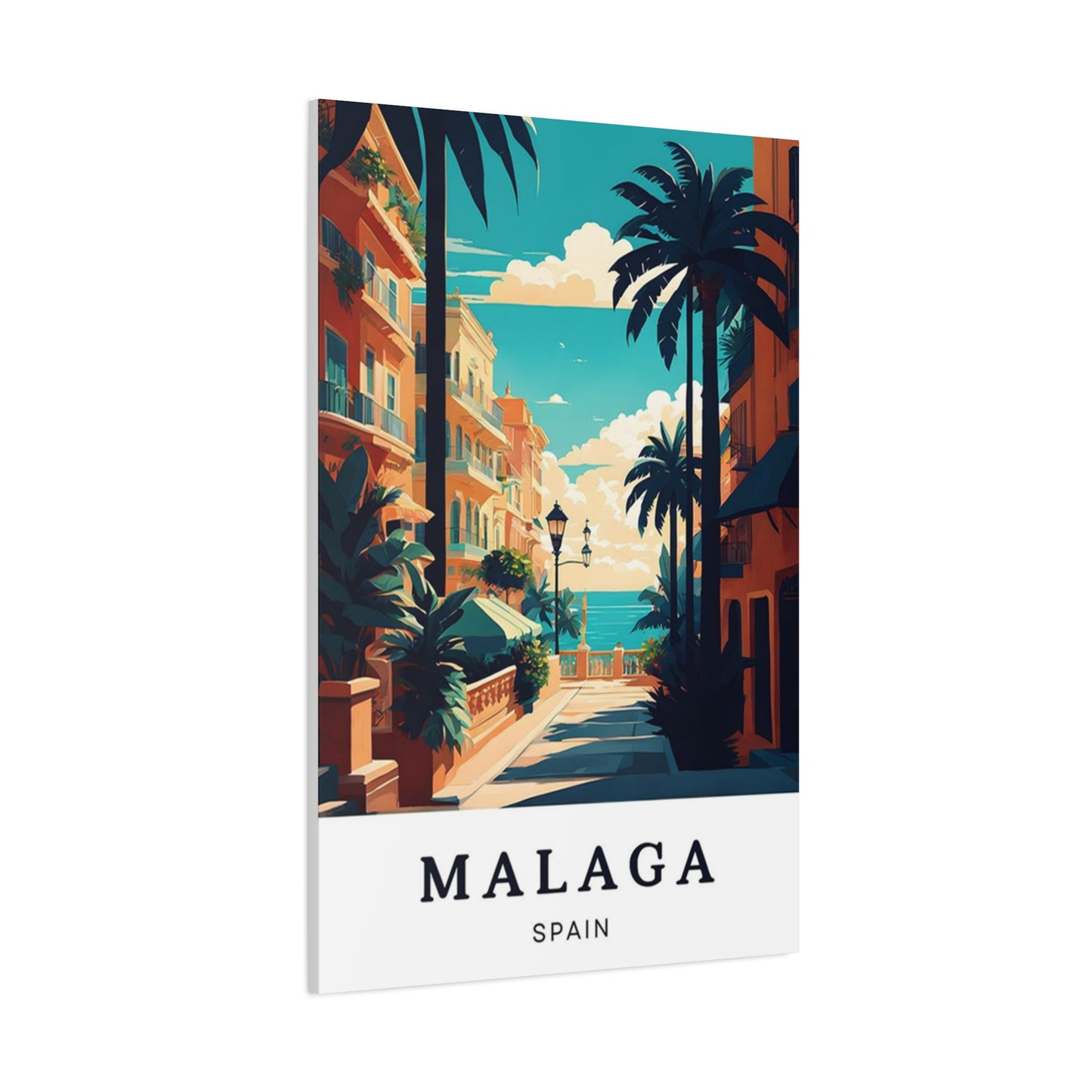 Malaga Spain Poster Wall Art & Canvas Prints