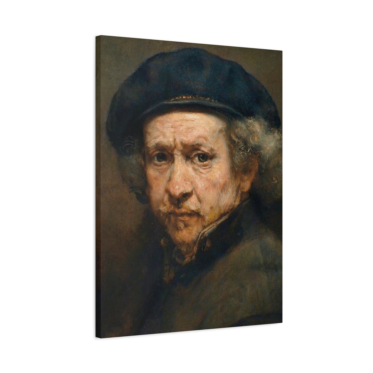 Rembrandt by himself Portrait Wall Art & Canvas Prints