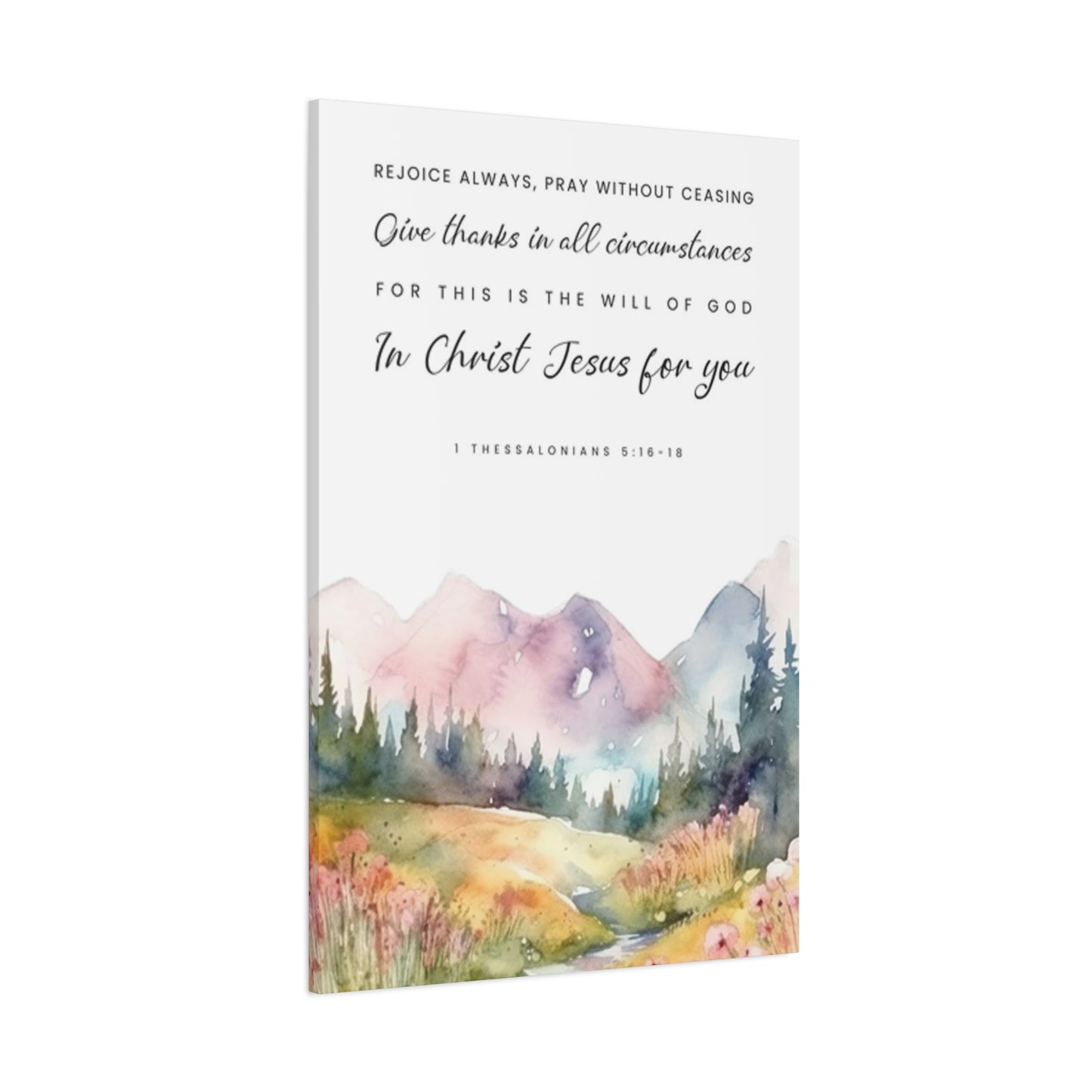 Quotes And Mountain Painting Wall Art & Canvas Prints