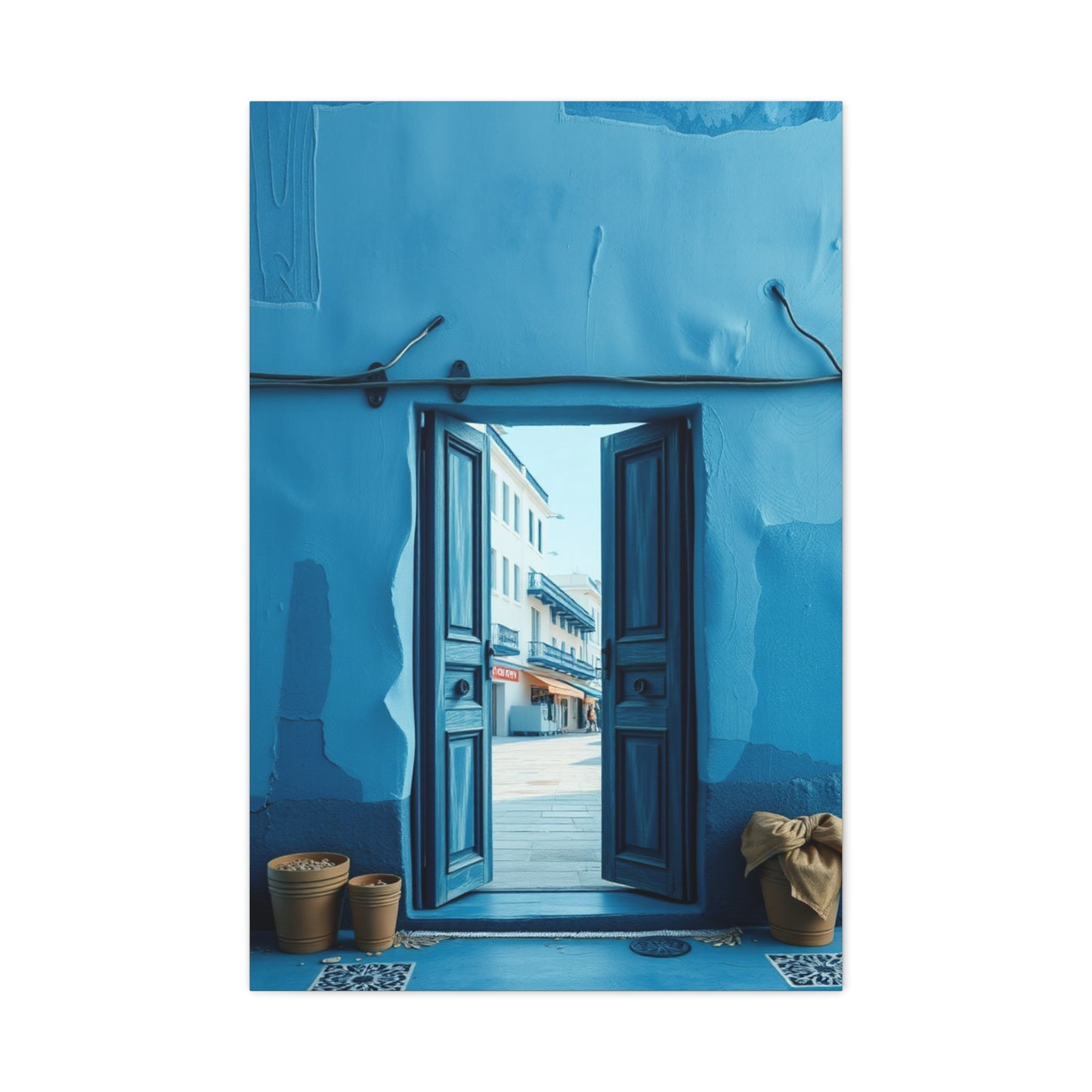Blue and White Art Supreme Gallery Wall Art & Canvas Print