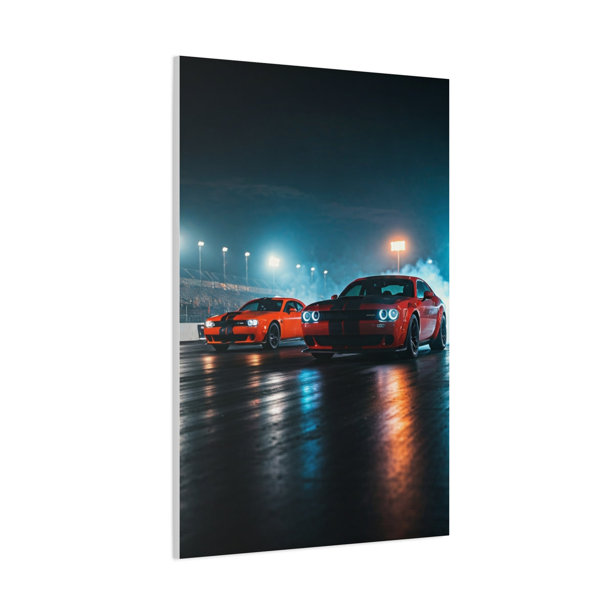 Midnight Pre-Launch Showdown – Hellcat Redeye vs Demon 170 Wall Art & Canvas Prints