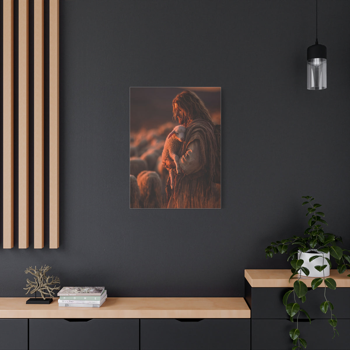 The Good Shepherd Intimate Portrait Wall Art & Canvas Print