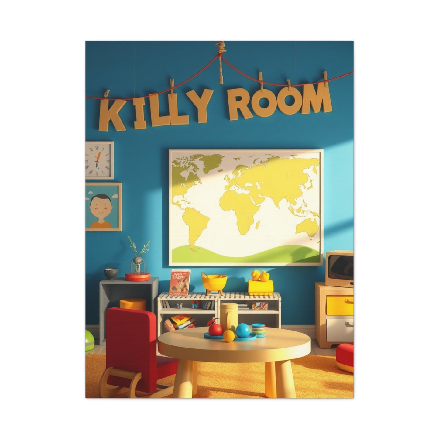 Collection Kids Playroom Art Wall Art & Canvas Print