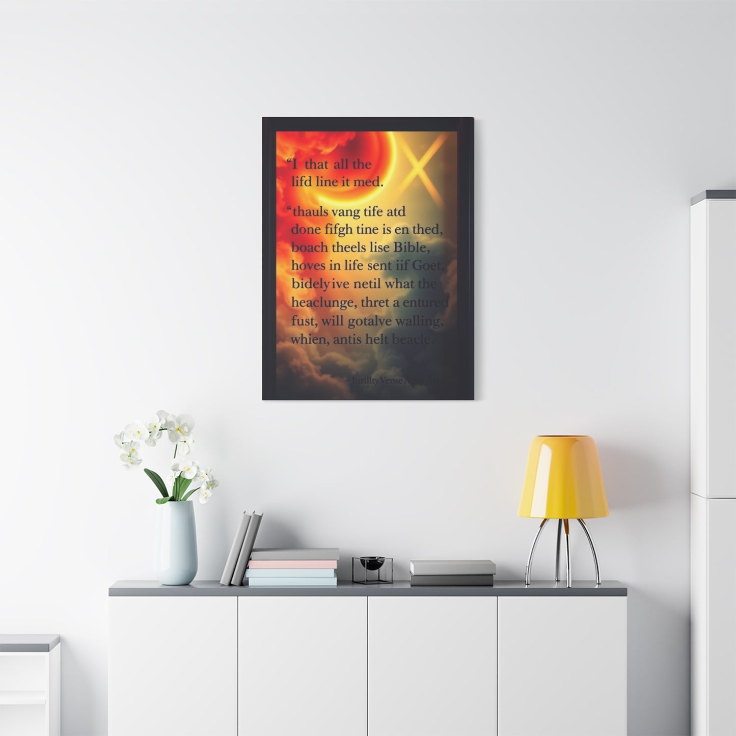 Vision Bible Verse Art Art Wall Art & Canvas Print