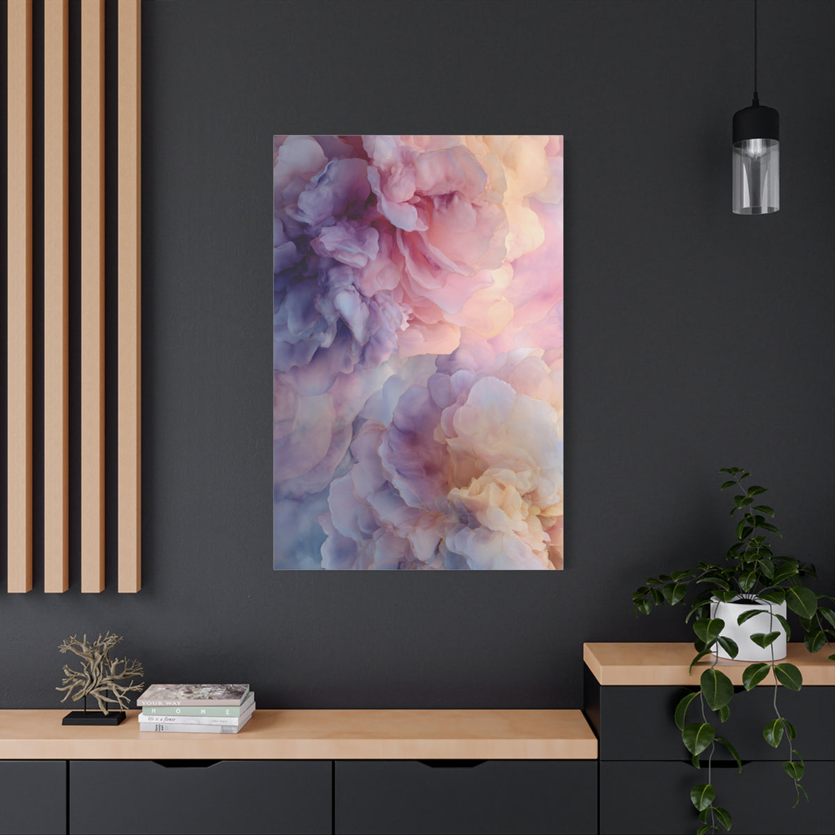 Soft Organic Floral Abstract Wall Art & Canvas Print