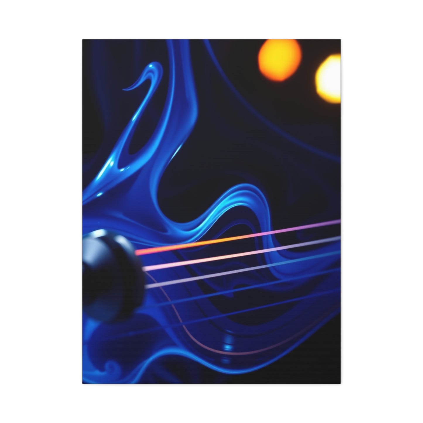 Vision Blue Music Art Art Wall Art & Canvas Print
