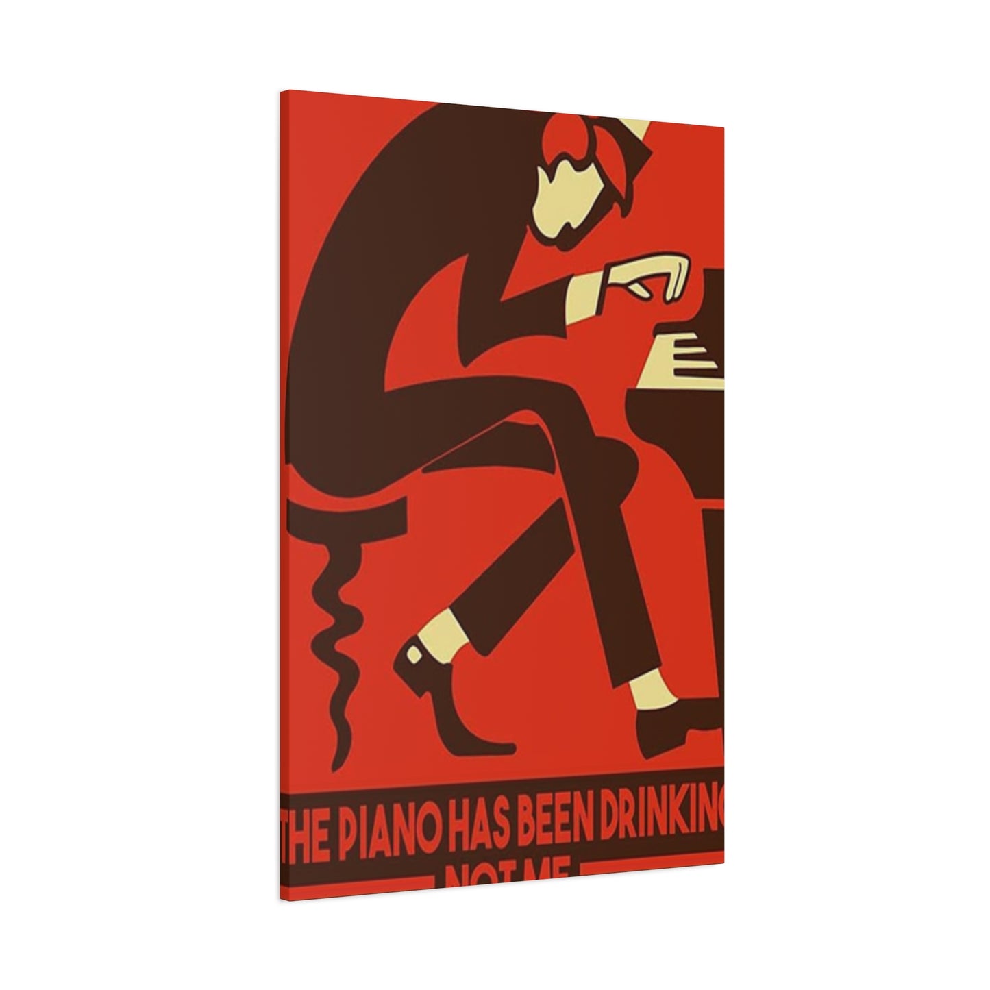 Drinking Piano Poster Wall Art & Canvas Prints