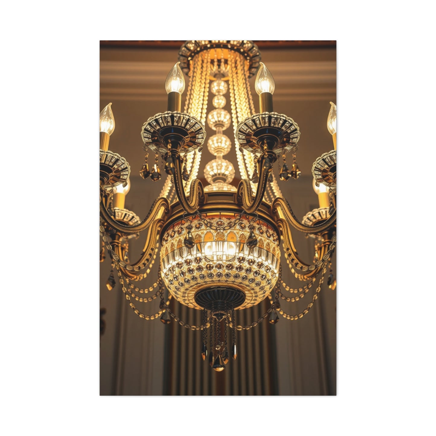Elite Chandelier Art Supreme Canvas Gallery Wall Art & Canvas Print
