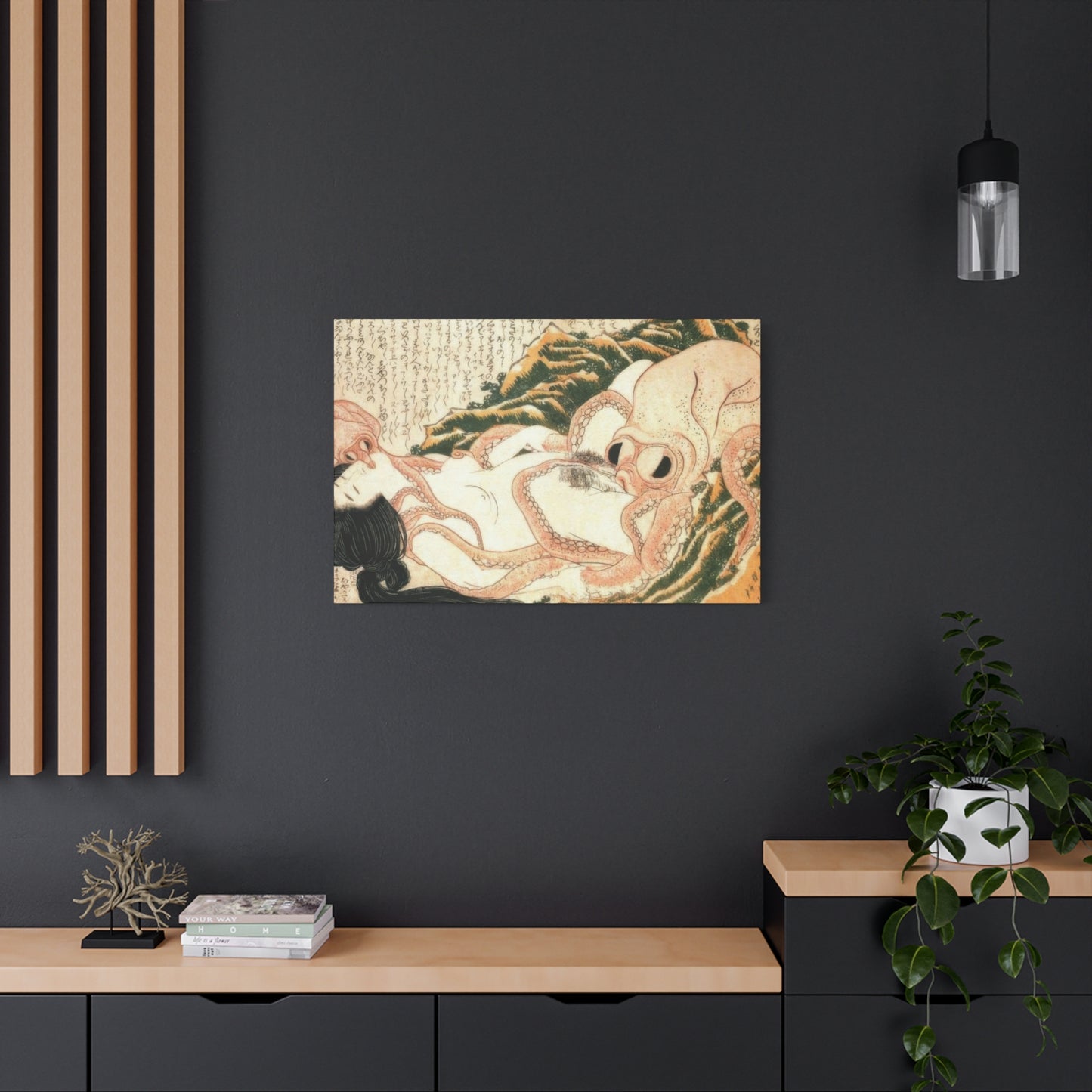 Katsushika Hokusai Dream Of The Fisherman's Wife Wall Art & Canvas Prints