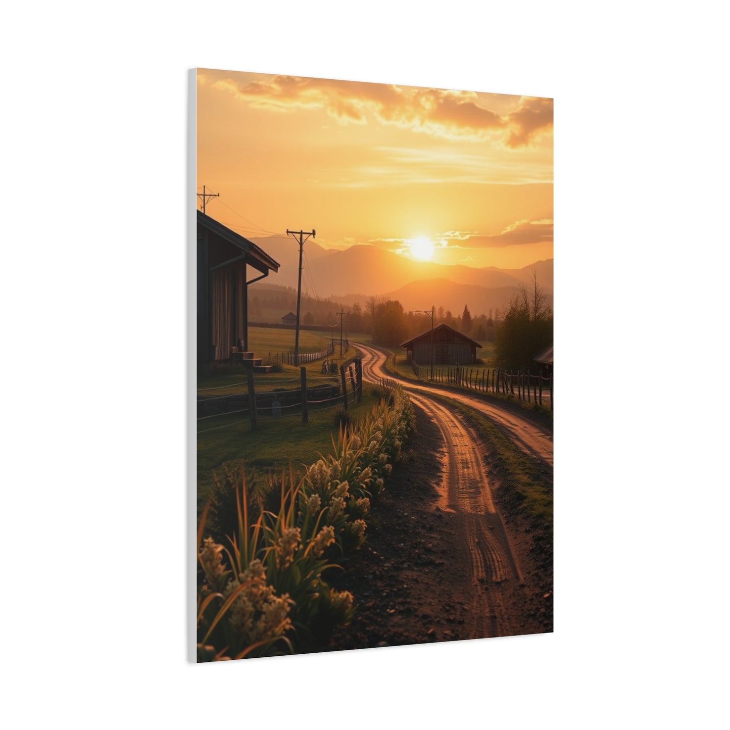 Tranquil Pastures Canvas Wall Art & Canvas Print