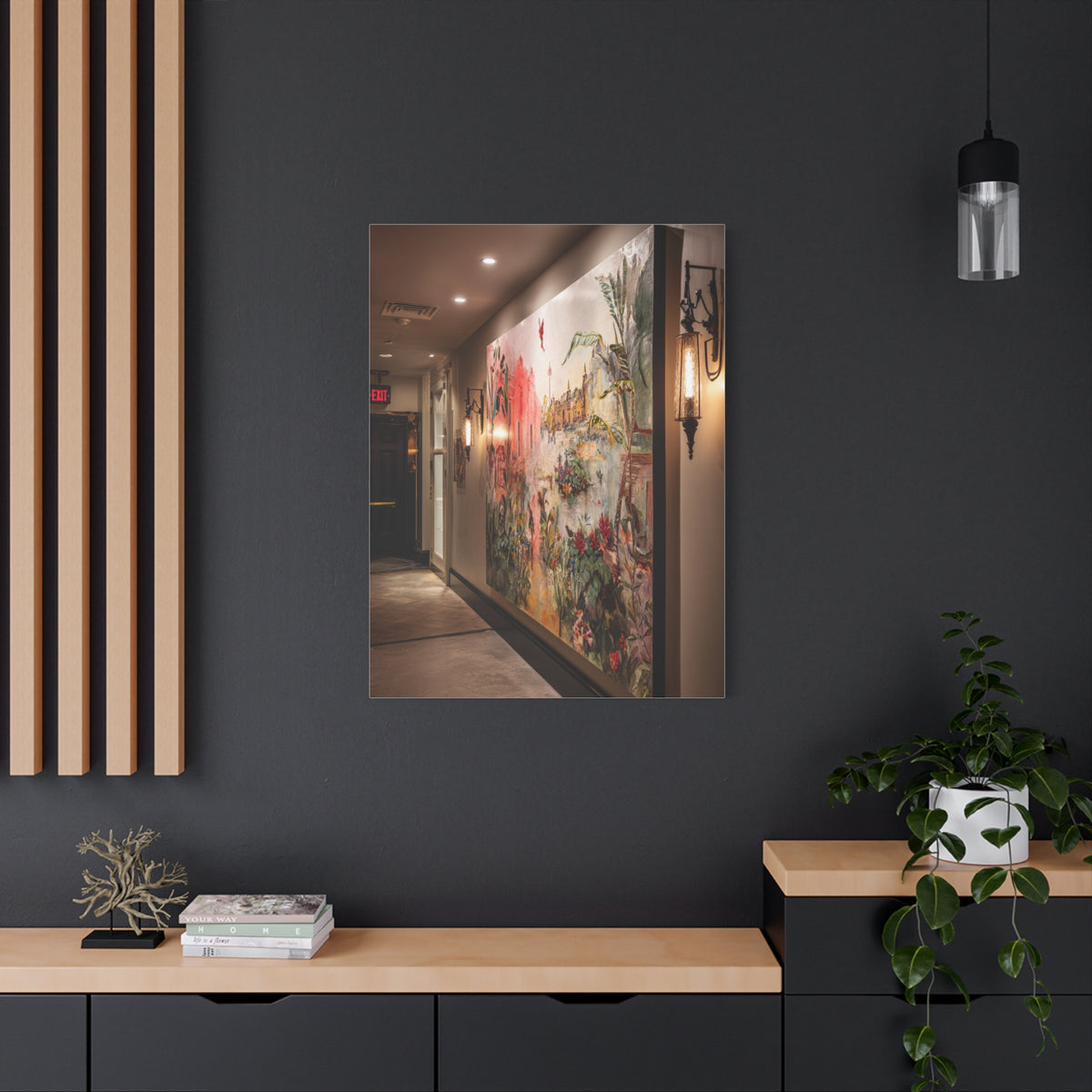 Whimsical Fantasy Garden Artwork Wall Art & Canvas Print