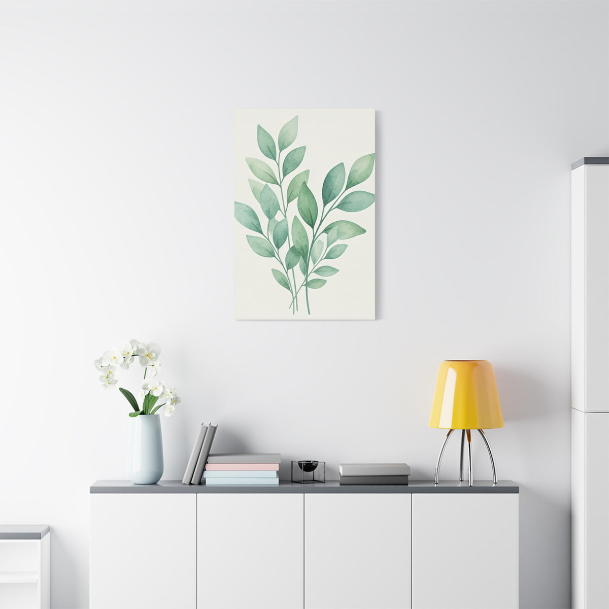 Watercolor Leaf Harmony Wall Art & Canvas Prints