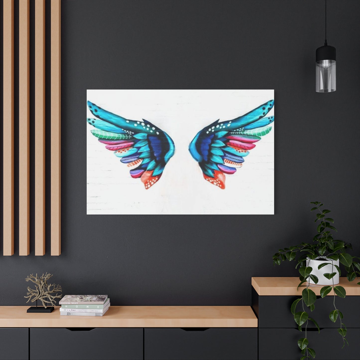 Colourful wings Wall Art & Canvas Prints
