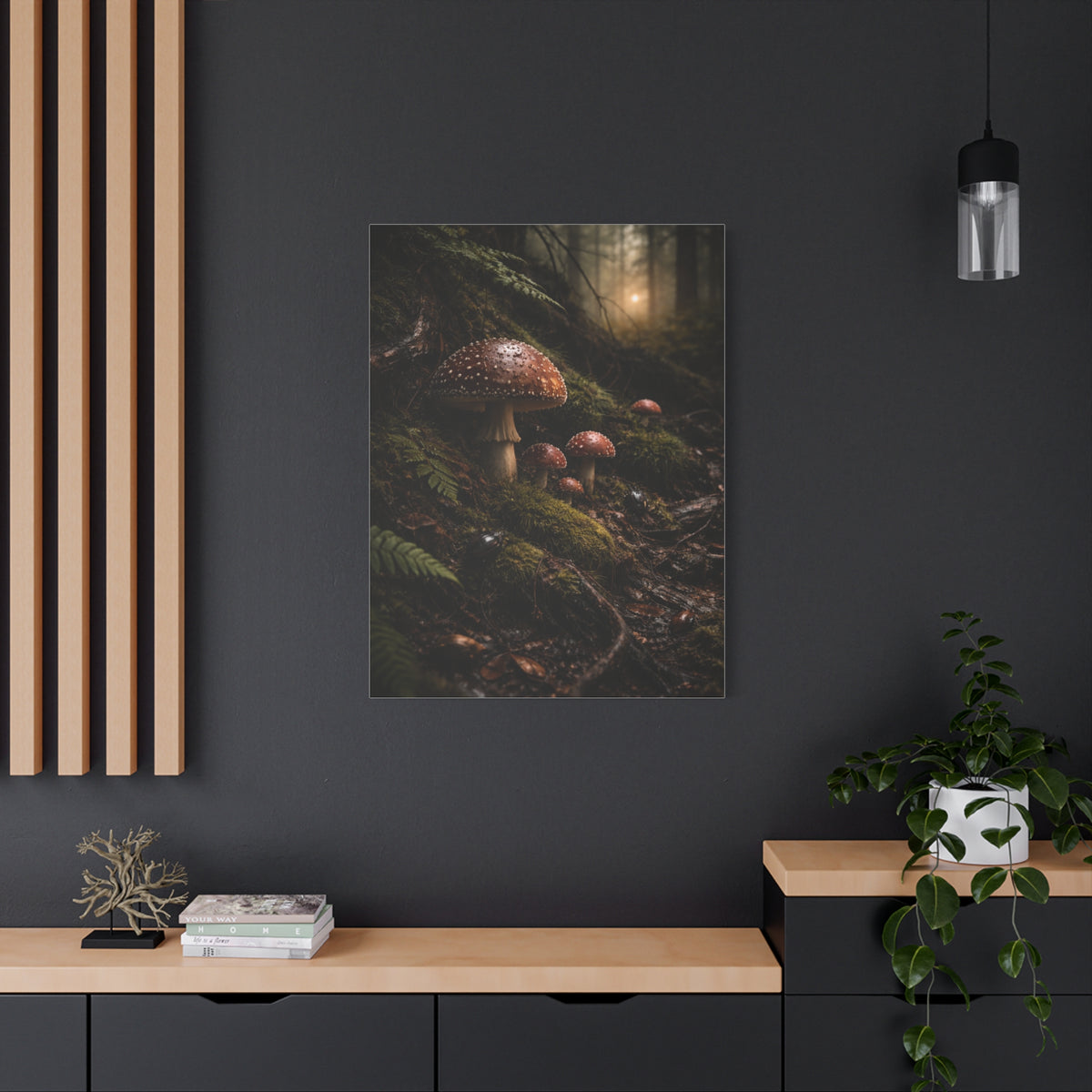 Dark Goblincore Forest Floor Wall Art & Canvas Print
