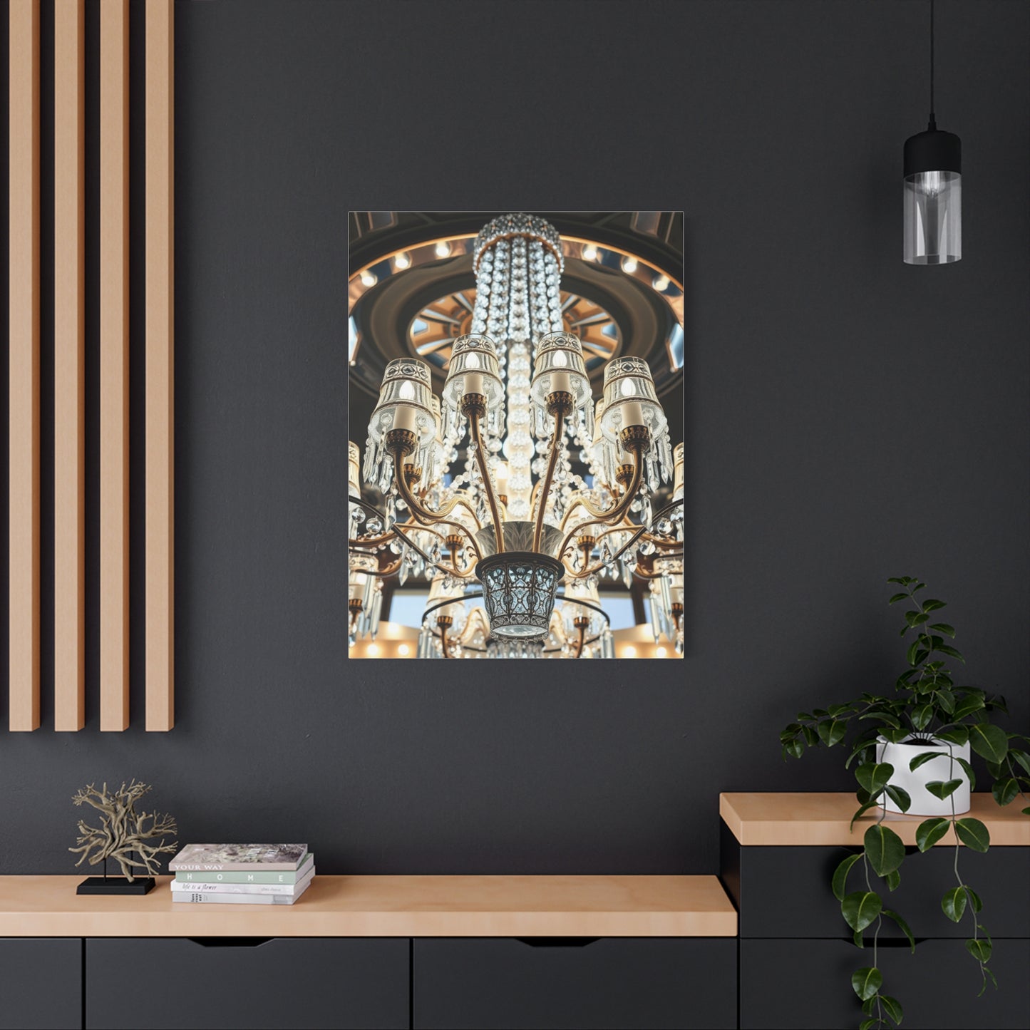Chandelier Art Supreme Canvas Wall Art & Canvas Print