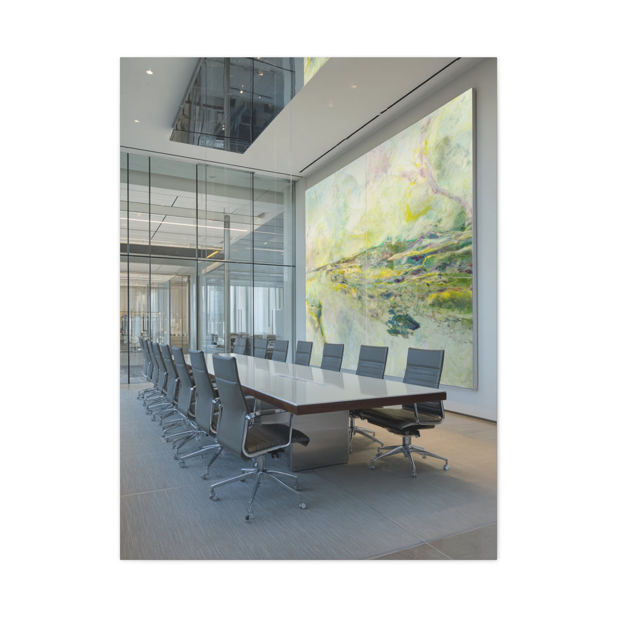 Luminous Translucent Pastel Artwork Wall Art & Canvas Print