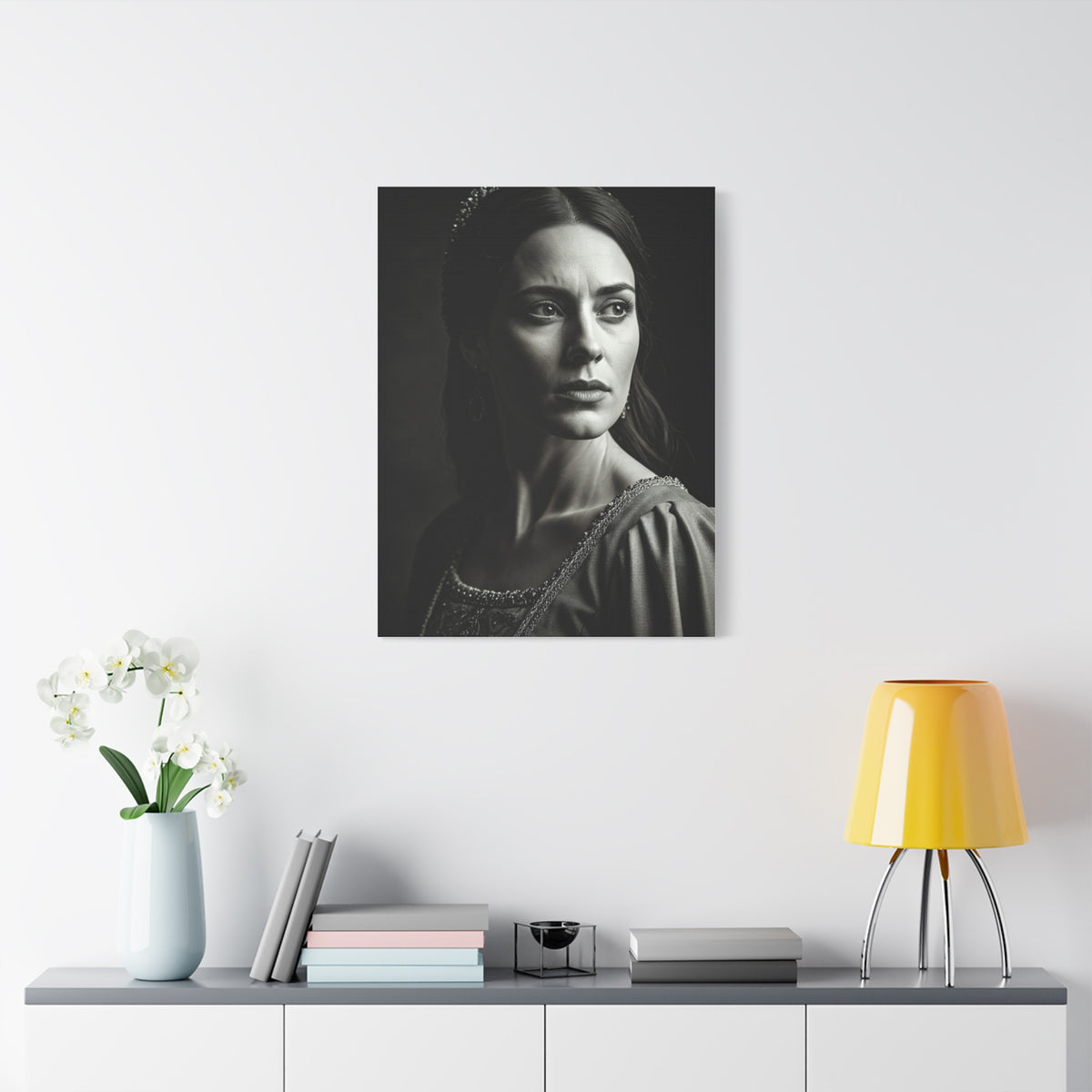 Quiet Grace Black & White Portrait Wall Art & Canvas Prints
