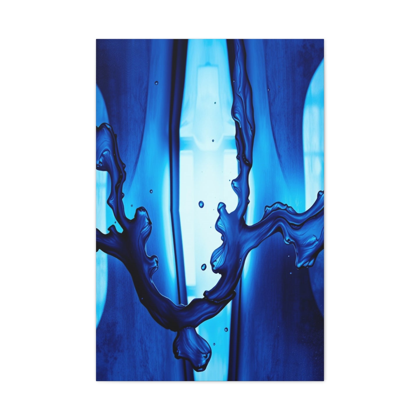 Elite Blue Abstract Art Vision Wall Art & Canvas Print