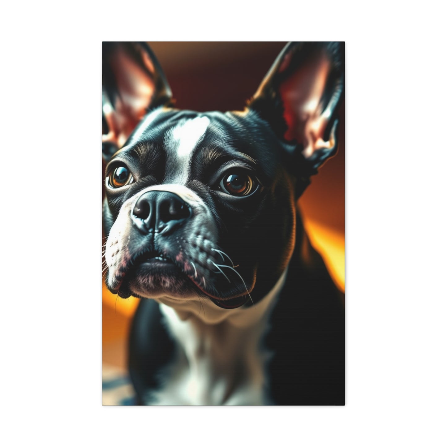 Boston Terrier Art Luxury Canvas Wall Art & Canvas Print