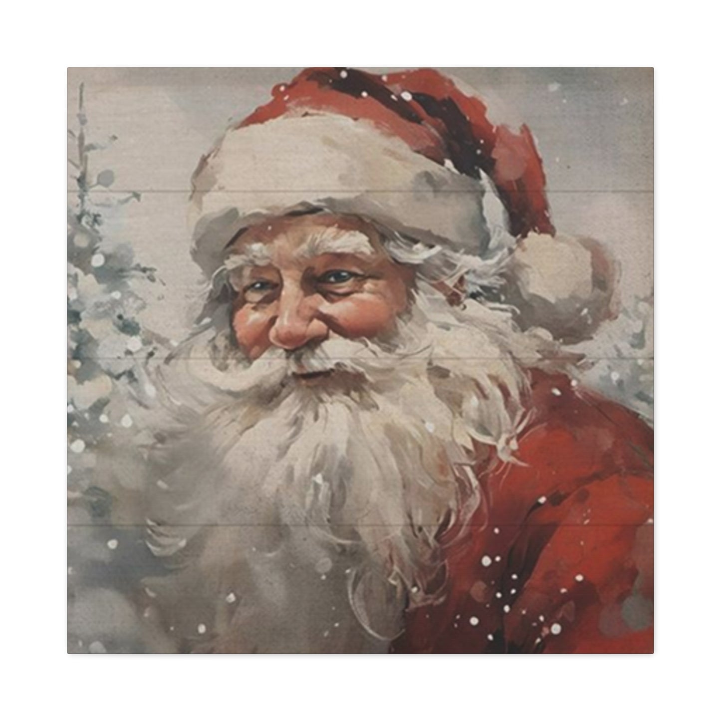Santa Clause Face Wall Art & Canvas Prints